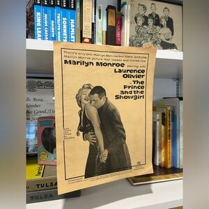 Vintage MARILYN MONROE Newspaper Advertisement